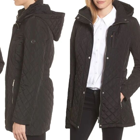 Calvin Klein Hooded Quilted Jacket NEW - Picture 3 of 3